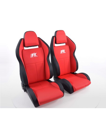 Sedili sportivi FK sedili semigusci automatici Set Race 5 in look motorsport