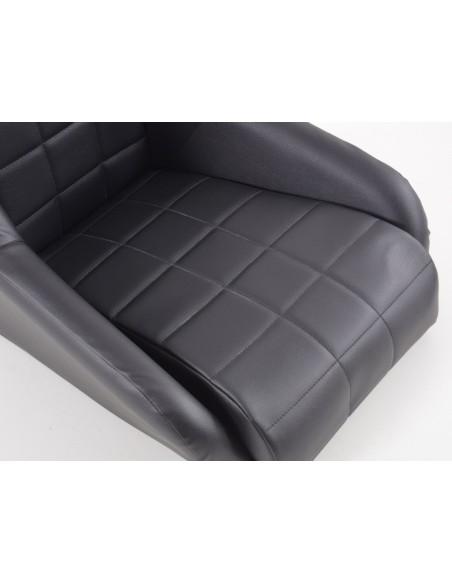 Sedili d'epoca FK sedili avvolgenti completi in nero dal look retrò