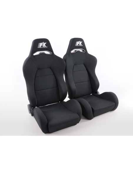 Sedili sportivi FK Sedili semigusci per auto Imposta Streetfighter in stile motorsport