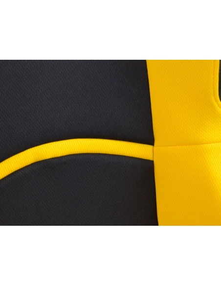 Sedili sportivi FK set sedili semigusci automatici in tessuto Cyberstar nero / giallo