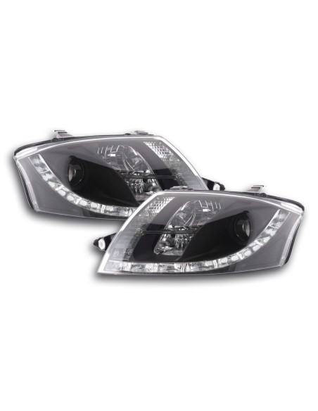 Set di fari Daylight Luci di marcia diurna a LED Audi TT tipo 8N 98-06 nere