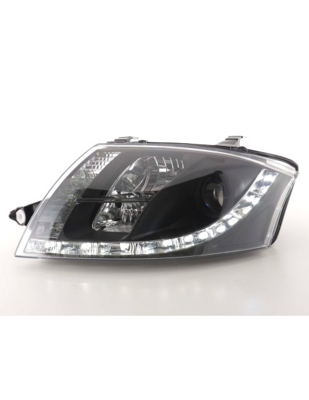 Set di fari Daylight Luci di marcia diurna a LED Audi TT tipo 8N 98-06 nere