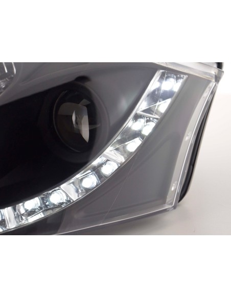 Set di fari Daylight Luci di marcia diurna a LED Audi TT tipo 8N 98-06 nere