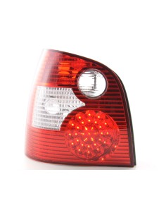 Set di luci posteriori a LED VW Polo tipo 9N 01-05 rosso / trasparente