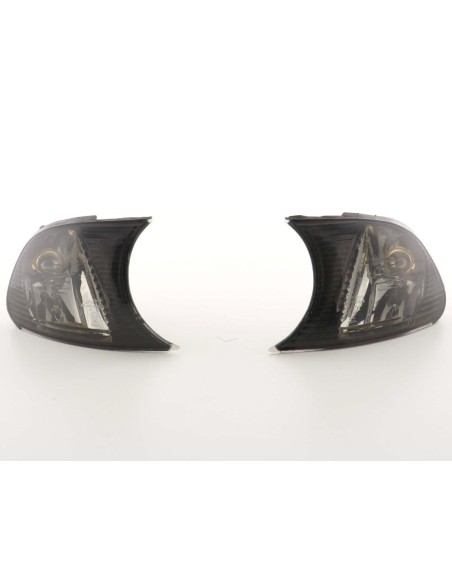 Set di frecce lampeggianti anteriori BMW 3er Coupe / Cabrio (tipo E46) 98-01 fumo