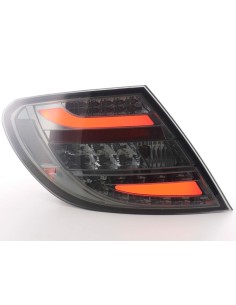 Set di luci posteriori a LED Mercedes Classe C tipo W204 07-11 nero 2
