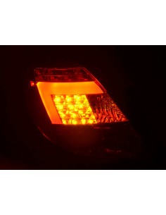 Set di luci posteriori a LED Opel Corsa D 5 porte 06-10 rosso / trasparente 2