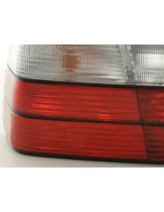 Set fanali posteriori BMW Serie 3 Limo tipo E36 91-98 rosso / bianco 2