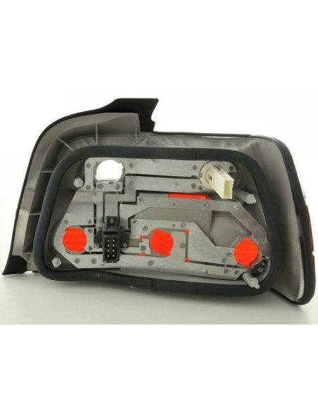 Set fanali posteriori BMW Serie 3 Limo tipo E36 91-98 rosso / bianco