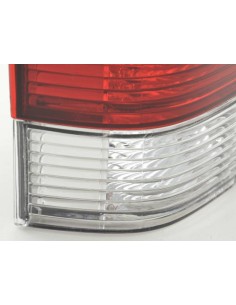 Set fanali posteriori VW Bus T4 tipo 70 ... 91-04 trasparente / rosso 2