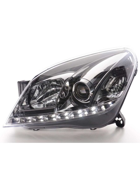 Faro Daylight LED DRL look Opel Astra H cromato