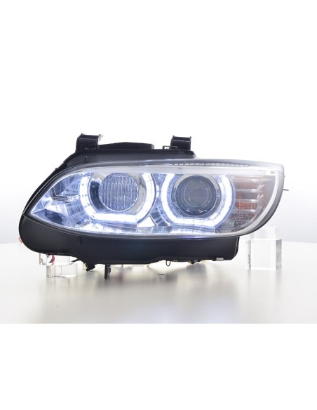 Set fari Angel Eyes Ford Focus 2 05-08 cromato