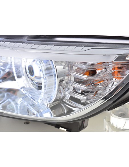 Set fari Angel Eyes Ford Focus 2 05-08 cromato