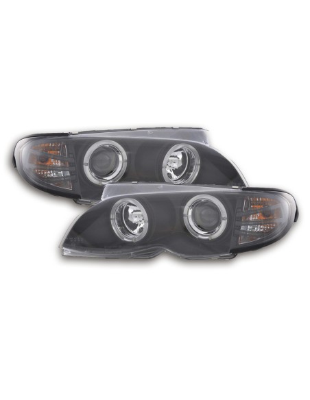 Set fari BMW Serie 3 E46 Limo / Touring 02-05 nero