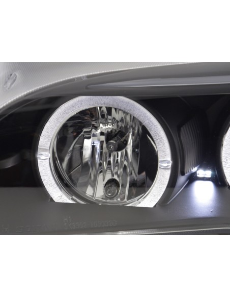 Set faro BMW Serie 3 E46 Coupe / Cabrio 03-05 nero