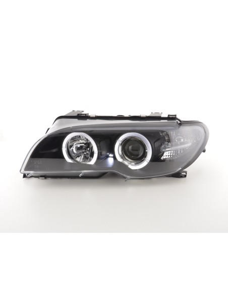 Set faro BMW Serie 3 E46 Coupe / Cabrio 03-05 nero