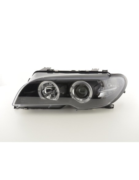 Set faro BMW Serie 3 E46 Coupe / Cabrio 03-05 nero