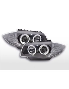 Set faro BMW serie 1 tipo E87 / E81 04- nero