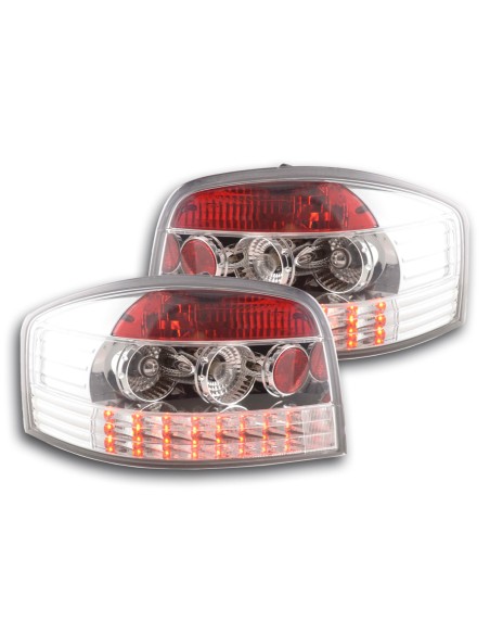 Set di luci posteriori a LED Audi A3 tipo 8P 03-05 cromato