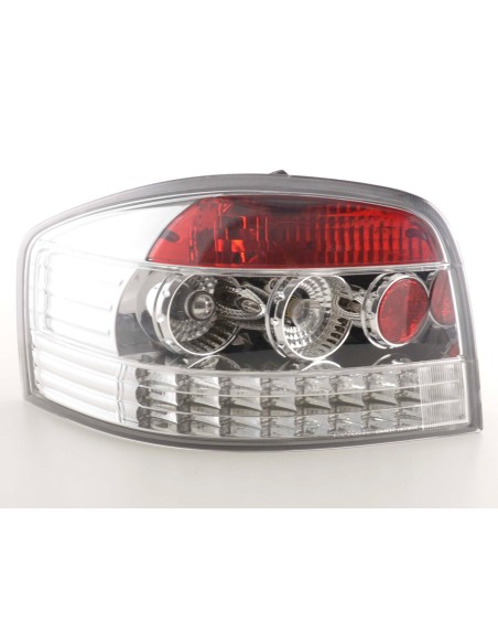 Set di luci posteriori a LED Audi A3 tipo 8P 03-05 cromato
