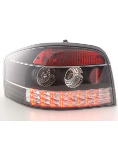 Fanali posteriori a LED set Audi A3 tipo 8P 03-05 nero 2