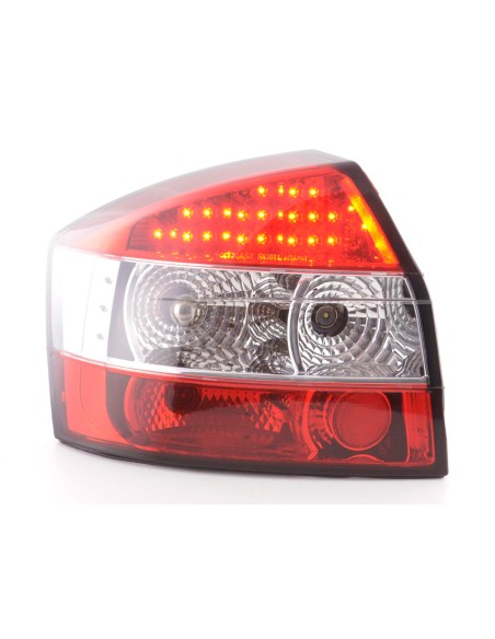 Set di luci posteriori a LED Audi A4 berlina tipo 8E 01-04 trasparente / rosso