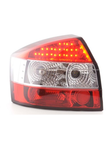 Set di luci posteriori a LED Audi A4 berlina tipo 8E 01-04 trasparente / rosso