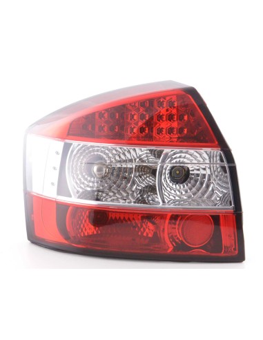 Set di luci posteriori a LED Audi A4 berlina tipo 8E 01-04 trasparente / rosso