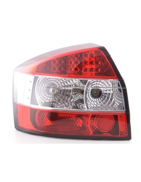 Set di luci posteriori a LED Audi A4 berlina tipo 8E 01-04 trasparente / rosso