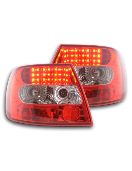 Set di luci posteriori a LED Audi A4 berlina tipo B5 95-00 trasparente / rosso