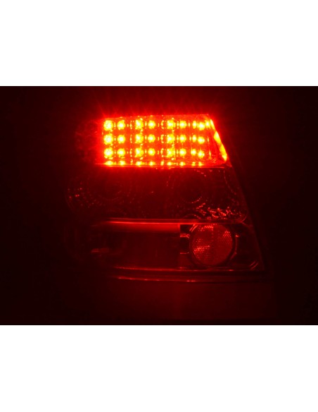 Set di luci posteriori a LED Audi A4 berlina tipo B5 95-00 trasparente / rosso