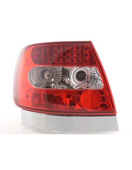 Set di luci posteriori a LED Audi A4 berlina tipo B5 95-00 trasparente / rosso