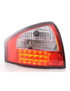 Fanali posteriori a LED set Audi A6 berlina tipo 4B 97-03 trasparente / rosso 2