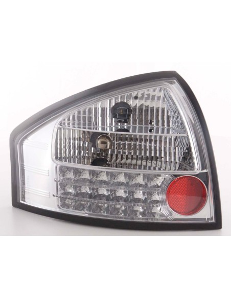 Set di luci posteriori a LED Audi A6 berlina tipo 4B 97-03 cromato