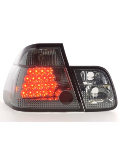 Fanali posteriori a LED set BMW Serie 3 berlina tipo E46 01-05 nero 2