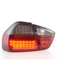 Set di luci posteriori a LED BMW Serie 3 berlina tipo E90 05-08 nero / rosso 2