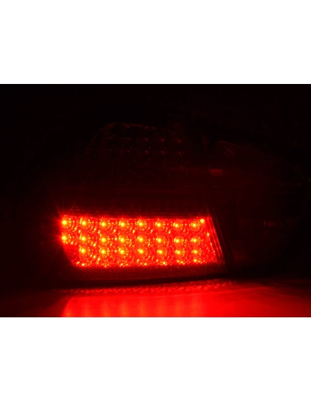 Set di luci posteriori a LED BMW Serie 3 berlina tipo E90 05-08 nero / rosso