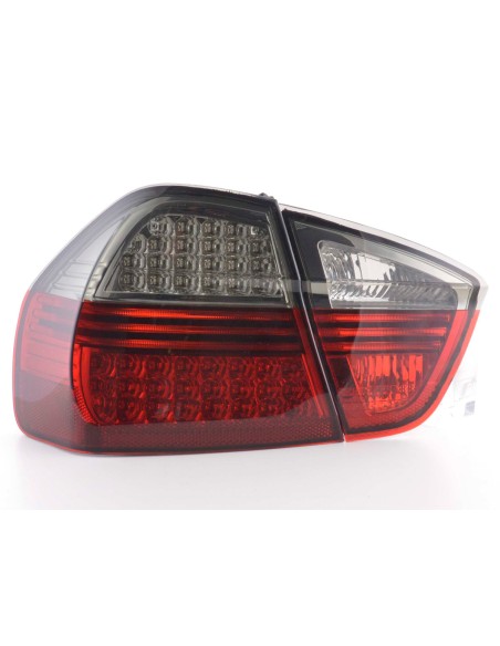 Set di luci posteriori a LED BMW Serie 3 berlina tipo E90 05-08 nero / rosso