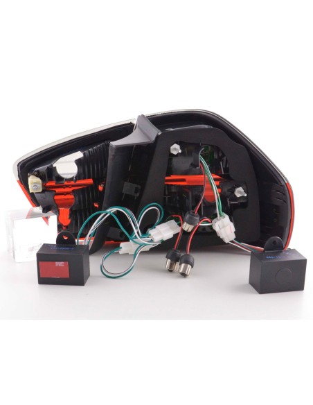 Set di luci posteriori a LED BMW Serie 3 berlina tipo E90 05-08 nero / rosso