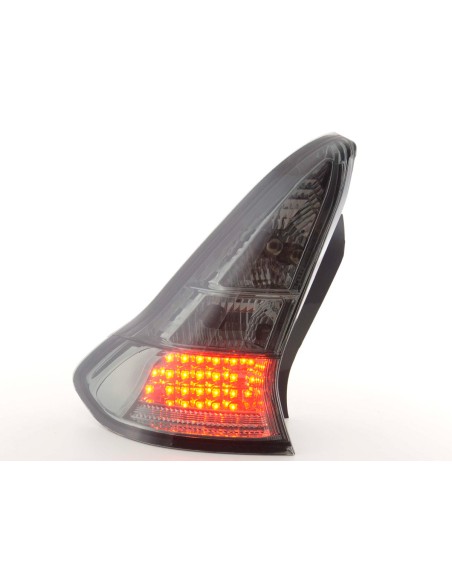Fanali posteriori a LED set Citroen C4 3 porte. Tipo L 04- nero