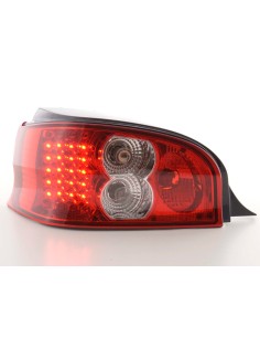 Fanali posteriori LED set Citroen Saxo tipo S / S HFX / S KFW 96-02 trasparente / rosso 2
