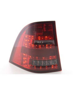 Set luci posteriori a LED Mercedes Classe M tipo W163 98-05 rosso / nero 2