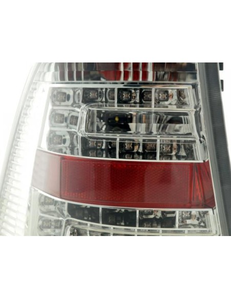 Set di luci posteriori a LED Mercedes Classe M tipo W163 98-05 cromato