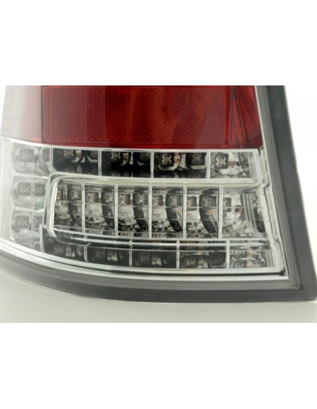 Set di luci posteriori a LED Mercedes Classe M tipo W163 98-05 cromato