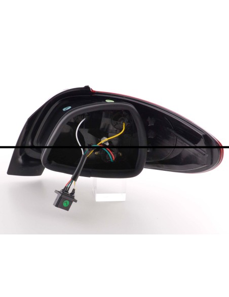 Fanali posteriori LED Peugeot 206 CC Cabrio 98-05 trasparente / rosso