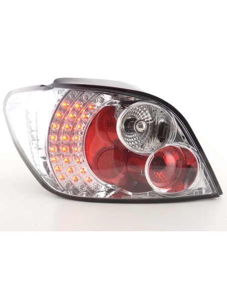 Fanali posteriori LED set Peugeot 307 01-04 cromato