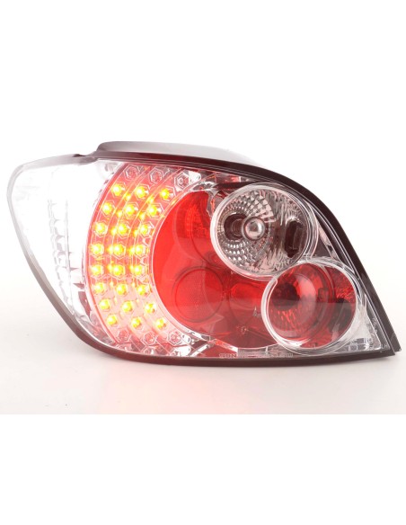 Fanali posteriori LED set Peugeot 307 01-04 cromato