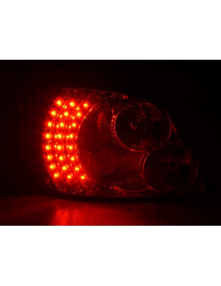 Fanali posteriori LED set Peugeot 307 01-04 cromato