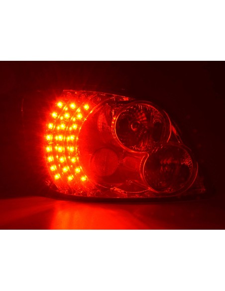 Fanali posteriori LED set Peugeot 307 01-04 cromato
