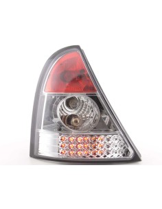 Fanali posteriori a LED set Renault Clio tipo B 98-01 cromato 2